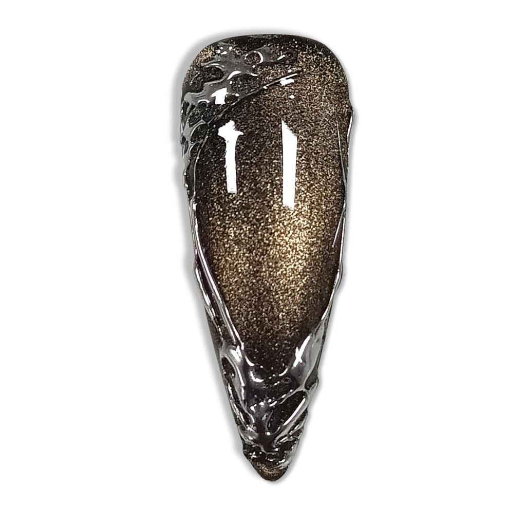 Hantyer Handmade Press On Nails Long Stiletto Edition 10pcs False Nails For Women (#685)